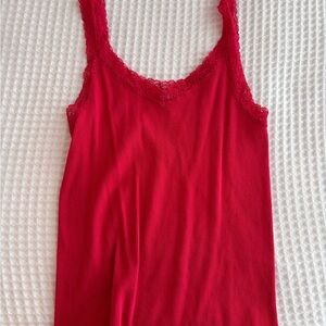 UNIQLO Lace Trim Tank Top